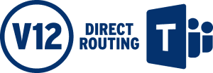 V12 and Direct Routing for Microsoft Teams logo